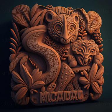 3D model Madagascar game (STL)